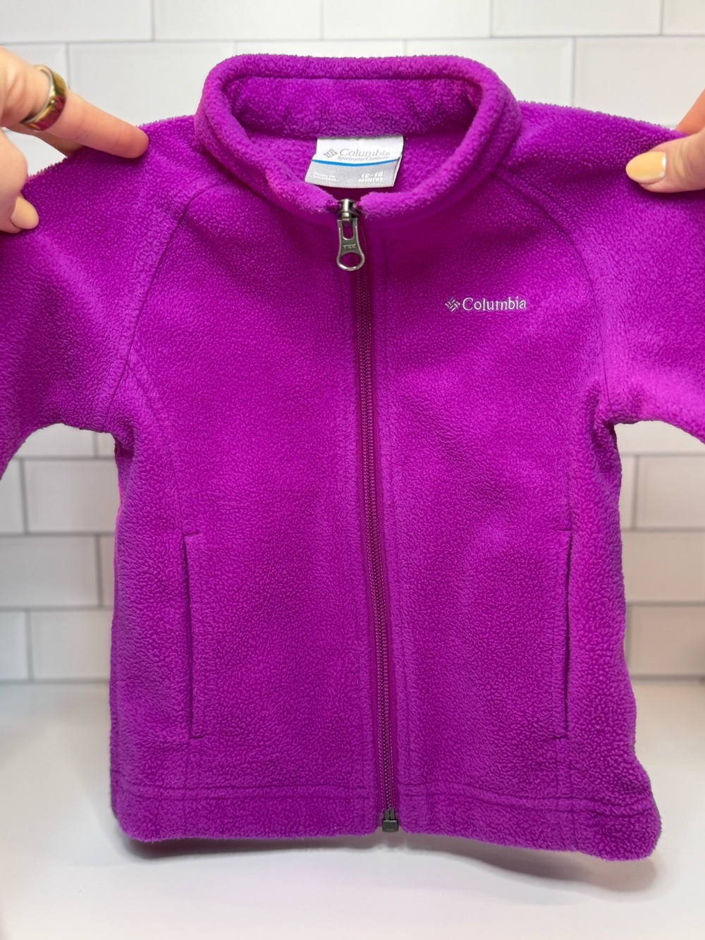 Columbia Kids' Fleece Jacket - Bright Purple